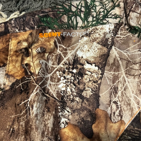 RealTree Scent Factor Camo Mens Large Full Zip Jacket - Picture 6 of 14